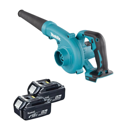 Makita 18V LXT Cordless Leaf Blower Kit with Dual 5.0Ah Batteries