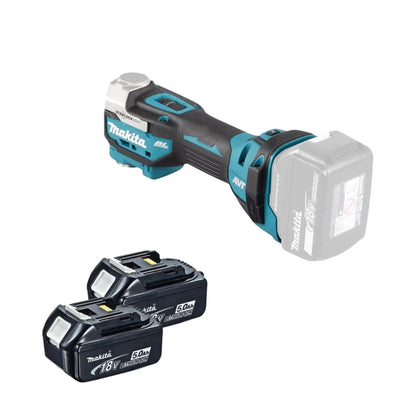 Makita StarlockMax Multi-Tool Kit – 18V LXT with 2 x 5.0Ah Batteries