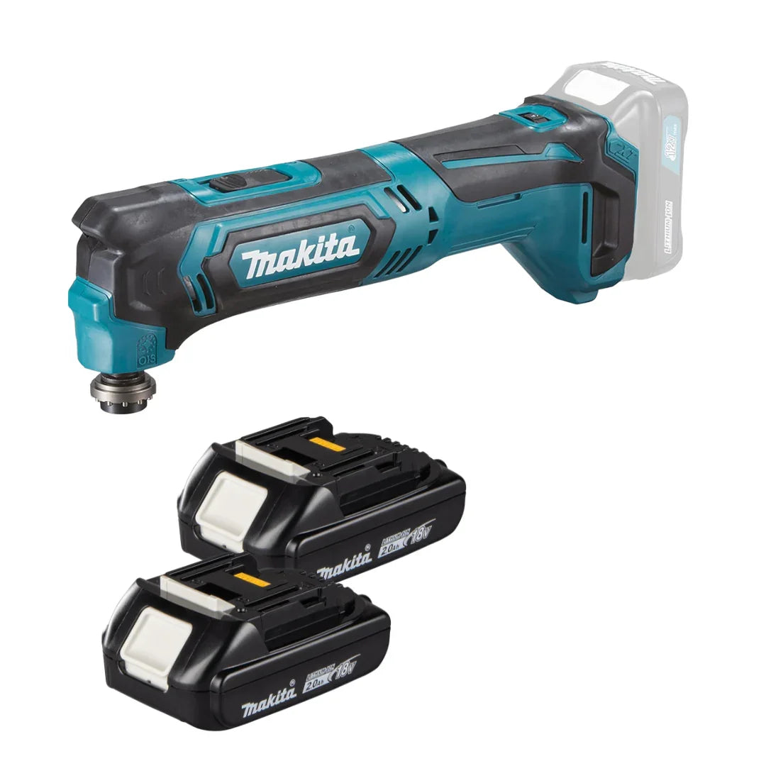 Makita Portable 12V Cordless Multi-Tool with 2.0Ah Batteries