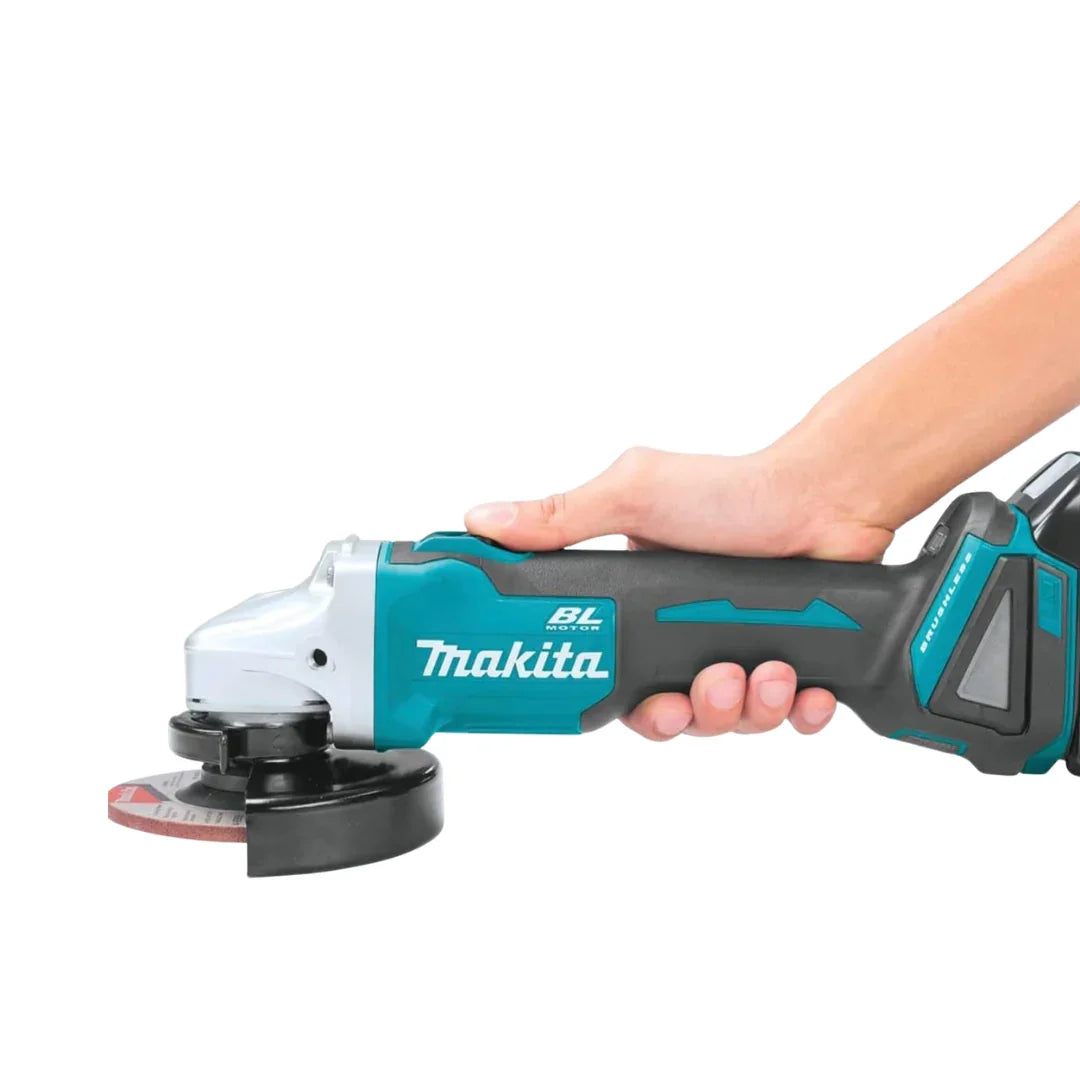 Makita Cordless 18V Grinder Kit with 5.0Ah Battery Pack
